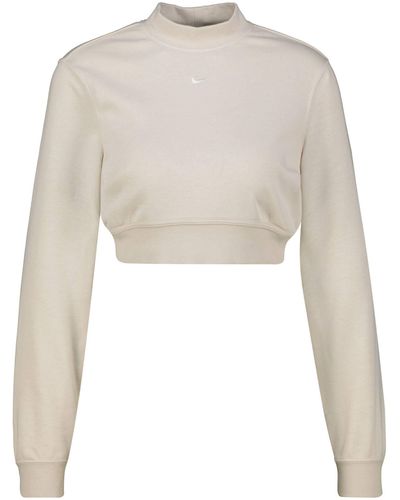 Nike Sweatshirt CHILL FRENCH TERRY CROPPED - Weiß