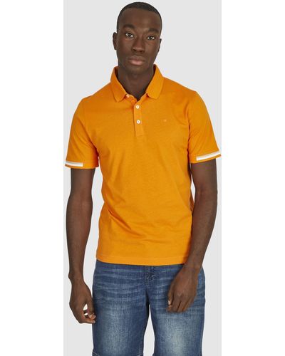 Hechter Paris Poloshirt mit polokrage - Orange