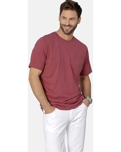 Babista T-Shirt ULVIENTO mit melierter Optik - Rot