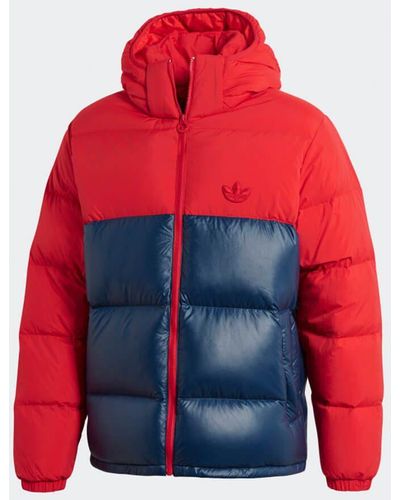 adidas Originals Allwetterjacke Down Blocked Puffer Jacket - Rot