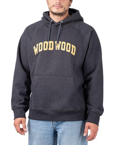 WOOD WOOD Sweater Wood Fred IVY Hoodie - Blau