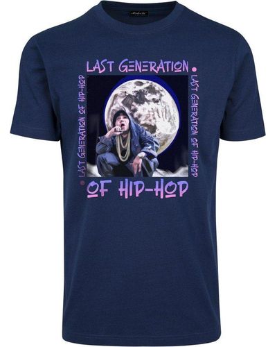 Mister Tee Mister T-Shirt Last Generation Hip Hop Tee - Blau