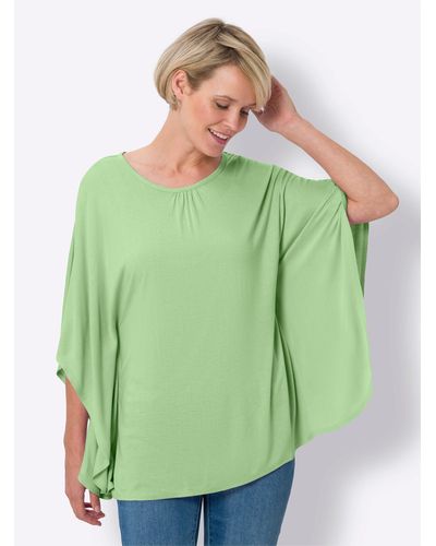 Sieh an! T-Shirt Fledermausshirt - Grün