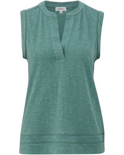 S.oliver Shirttop - Grün