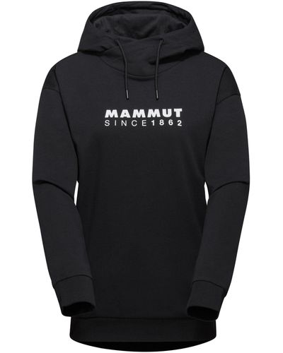 Mammut Fleecepullover ML Hoody Women Logo Midlayer Funktionsshirt - Schwarz