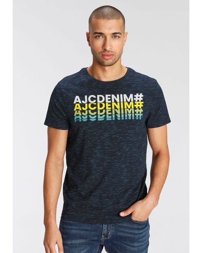 AJC T-Shirt mit modischem Logoprint - Schwarz