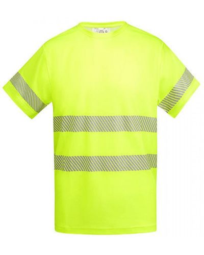 Roly Warnschutz- T-Shirt Tauri Arbeitsshirt - Gelb