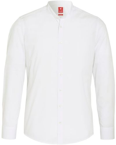 Pure Langarmhemd - Weiß