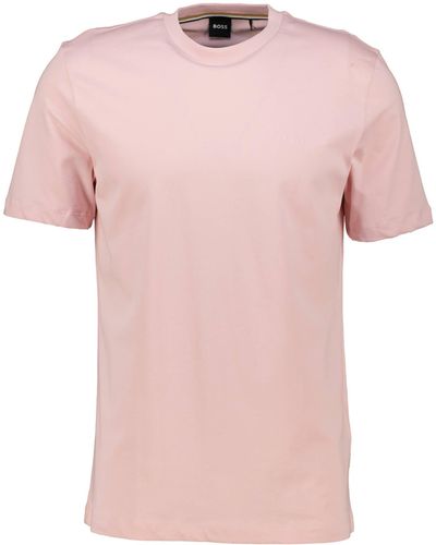 BOSS T-Shirt THOMPSON Regular Fit (1-tlg) - Pink