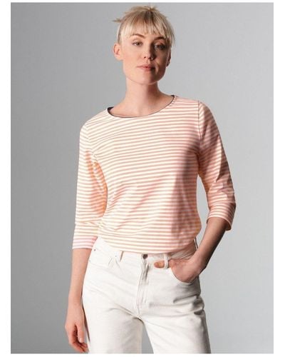 Trigema Longsleeve Shirt aus 100% Baumwolle mit 3/4-Arm (1-tlg) - Grau
