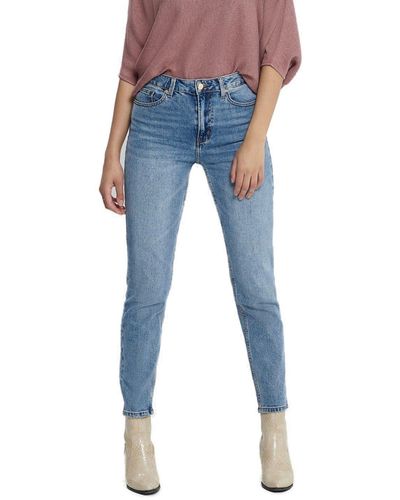ONLY Straight-Jeans ONLEMILY mit Stretch - Blau