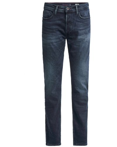 Salsa Jeans 5-Pocket- JEANS LIMA dark blue used washed 125225.8504 - Blau