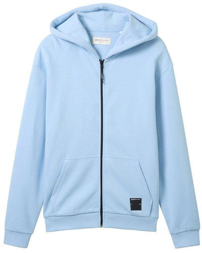 Tom Tailor Sweatshirt sweat hoodie jacket, middle sky blue - Blau
