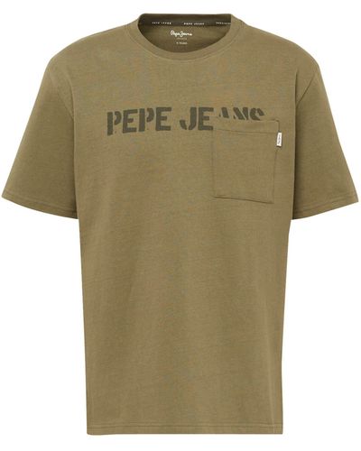 Pepe Jeans T-Shirt COSBY (1-tlg) - Grün