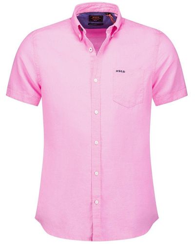 new zealand auckland Langarmhemd Jax - Pink