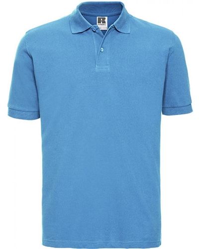 Russell Men ́s Classic Cotton Poloshirt - Blau