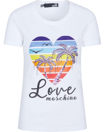 Love Moschino Shirttop Top - Weiß