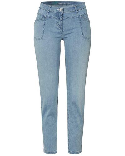 Toni Regular-fit-Jeans Perfect Shape Utility 7/8 - Blau