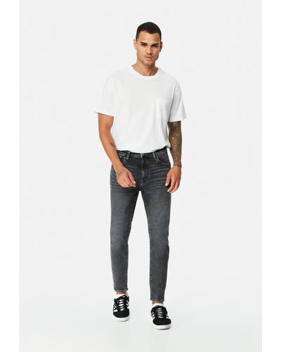 Mavi Straight-Jeans MILAN Slim Tapered Leg Pants - Grau
