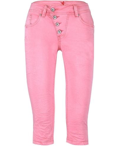 Buena Vista Jeans MALIBU CAPRI strawberry 2303 B5232 4003.6086 - Pink