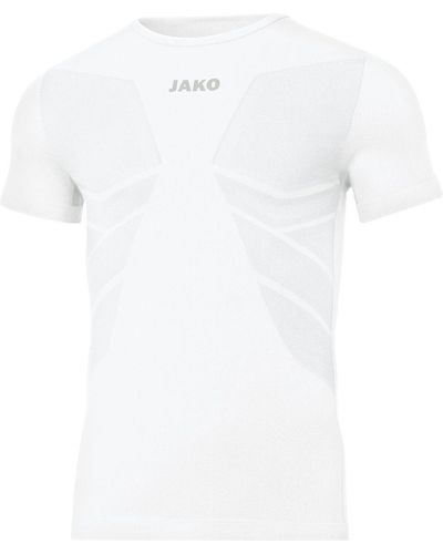 JAKÒ Kurzarmshirt T-Shirt Comfort - Weiß