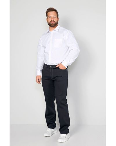 Boston Park Jeans Hose Straight Fit 5-Pocket bis 35 - Weiß