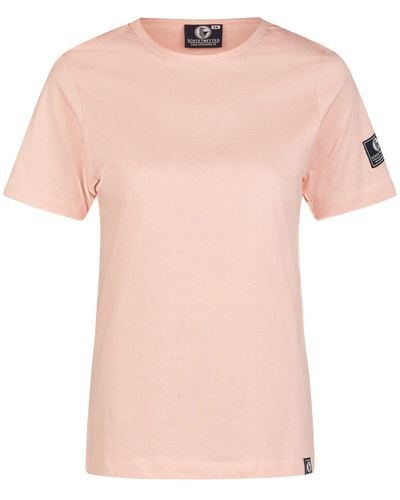 Schietwetter T-Shirt unifarben, luftig - Pink