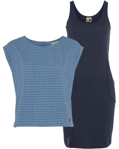 Ocean Sportswear Jerseykleid (Set, 2-tlg., mit T-Shirt) auch einzeln tragbar - Blau