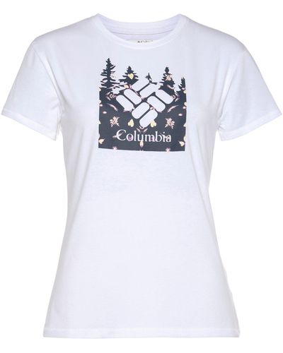 Columbia T-Shirt Sun Trek SS Graphic Tee - Weiß