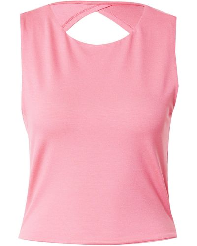 Mavi Shirttop (1-tlg) Cut-Outs, Wickel-Design - Pink