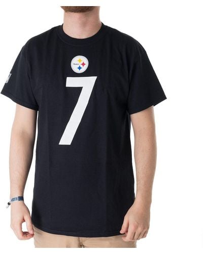 Fanatics T-Shirt NFL Steelers Roethlisberger#7, Gr M, black - Schwarz