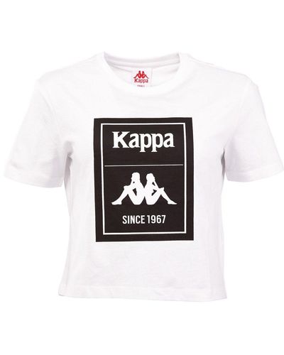 Kappa Print-Shirt in urbanem Look - Schwarz