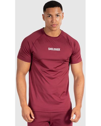 Smilodox T-Shirt Maison - Rot