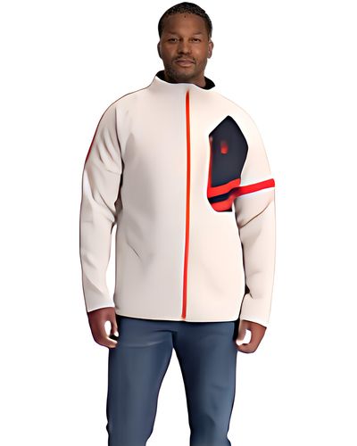 Spyder Fleecejacke Wengen Bandit 1/2 Zip Fleece - Rot