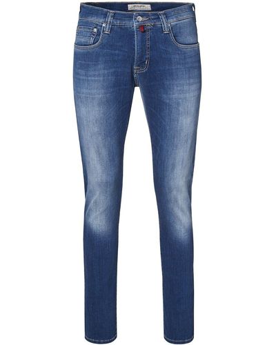Pierre Cardin 5-Pocket-Jeans ANTIBES vintage dark blue used 3003 6100.22 - Blau
