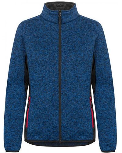 Promodoro Outdoorjacke Knit Jacket Workwear - Blau