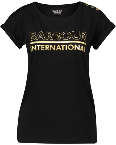 Barbour T-Shirt AVALON - Schwarz