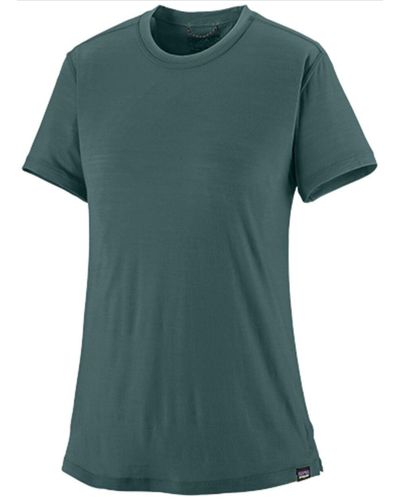 Patagonia T- W's Cap Cool Merino Shirt - Grün