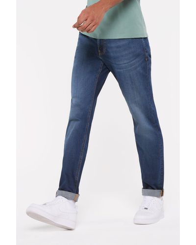 Harlem Soul Slim-fit-Jeans mit normaler Leibhöhe - Blau