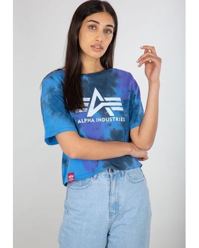 Alpha Industries Shirt Women - Blau