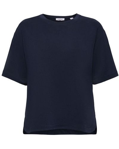 Esprit Shirt T-Shirts - Blau