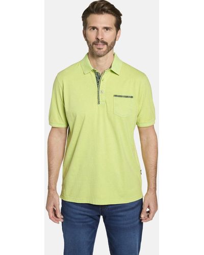 Babista Poloshirt ELEGAVISTA mit Kontrastdetails - Grün