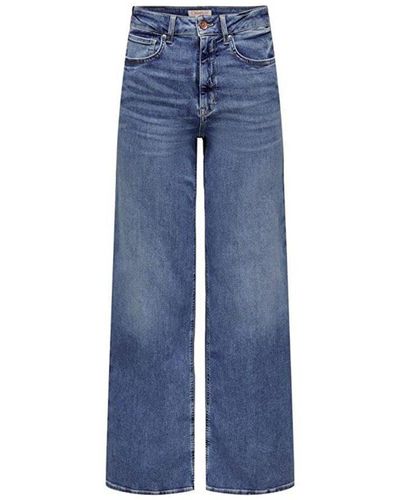 ONLY 5-Pocket-Jeans blau passform textil (1-tlg)