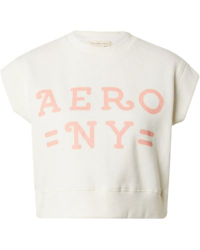 Aéropostale T-Shirt AERO NY (1-tlg) Plain/ohne Details - Weiß