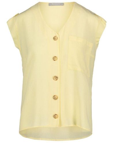 BETTY&CO Klassische Bluse - Gelb