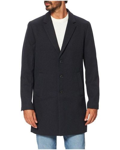 Jack & Jones Wollmantel blau sonstiges (1-tlg)