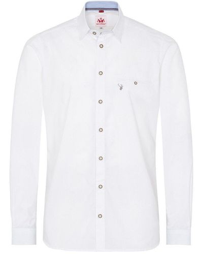 Spieth & Wensky Trachtenhemd - Weiß