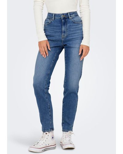 ONLY Straight-Jeans - Blau