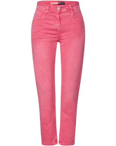 Cecil Stretch-Jeans - Pink