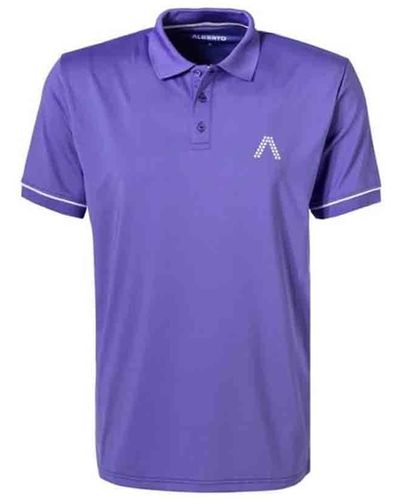 ALBERTO Trainingspullover Golf PAUL Golfer Poloshirt 0719 - Lila
